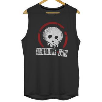 Alkaline Trio Cracked Skull T-Shirt Unisex Tank Top | Favorety CA