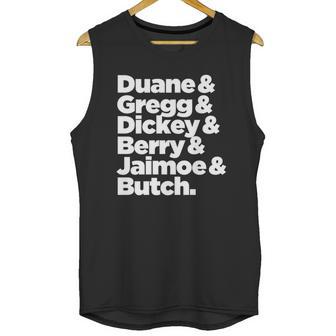 Allman Brothers White Unisex Tank Top | Favorety