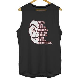 Allntrends Tokyo Rio Moscow The El Professor Unisex Tank Top | Favorety AU