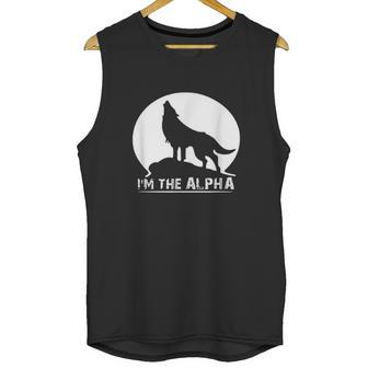 Im The Alpha Wolf Dog Unisex Tank Top | Favorety