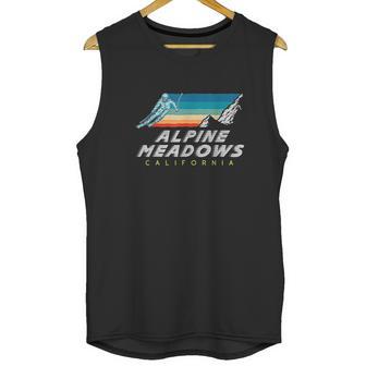 Alpine Meadows California Usa Ski Resort 1980S Retro Unisex Tank Top | Favorety AU