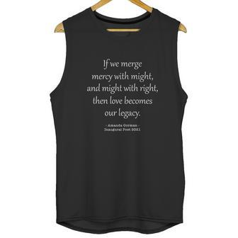 Amanda Gorman Poet Laureate Poetry Love Becomes Our Legacy Unisex Tank Top | Favorety CA