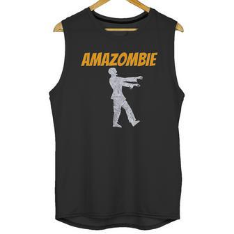 Amazombie Coworker Gift Associate Warehouse Zombie Unisex Tank Top | Favorety DE