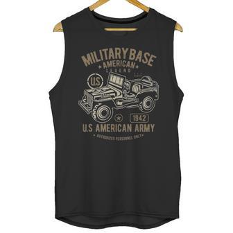 American Army Jeep Unisex Tank Top | Favorety AU