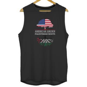 American Grown With Palestinian Roots Palestine Unisex Tank Top | Favorety CA