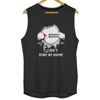 American Red Cross Insides Covid-19 2020 I Can’T Stay At Home Shirtc Unisex Tank Top | Favorety