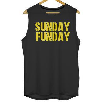 Americas Finest Apparel Green Bay Sunday Funday Unisex Tank Top | Favorety