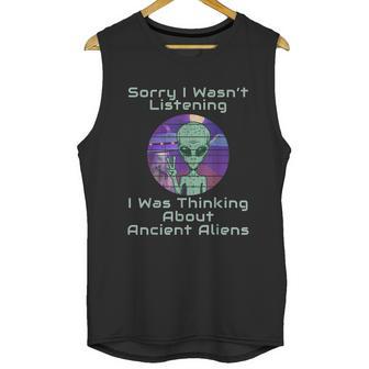 Ancient Aliens Theorists Astronaut Ufo Conspiracy Theory Unisex Tank Top | Favorety UK