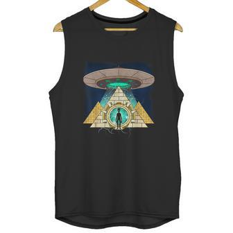 Ancient Astronaut Egyptian Pyramid Alien Conspiracy Theory Unisex Tank Top | Favorety CA