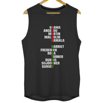 Angelou Inspirational Black History Month Gift African Unisex Tank Top | Favorety