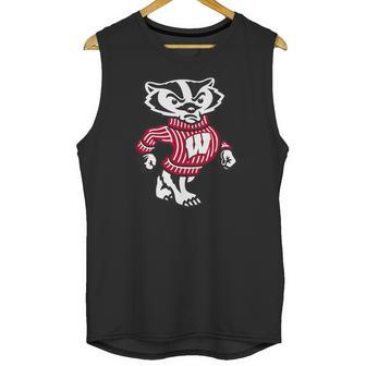 Angry Bucky Badger Unisex Tank Top | Favorety AU