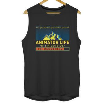 Animator Life Animation Visual Artist Rendering Graphic Art Unisex Tank Top | Favorety UK