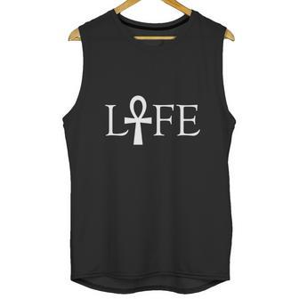 Ankh Life T-Shirt Ancient Symbol Of Life Cross With Handle Unisex Tank Top | Favorety UK