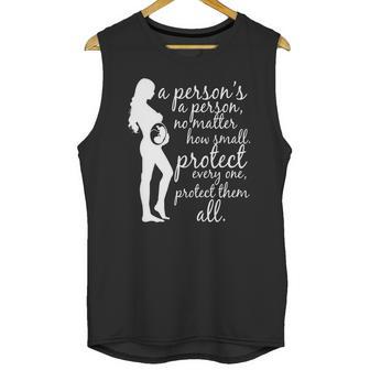 Antiabortion Prolife A Persons A Person Unisex Tank Top | Favorety DE