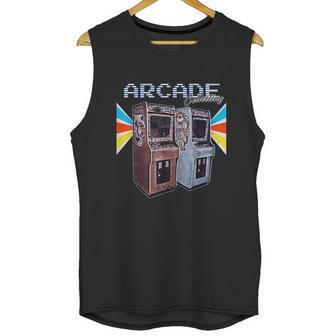 Arcade Cabinet Machine 1970 1980 1990 Video Game Collection Unisex Tank Top | Favorety AU