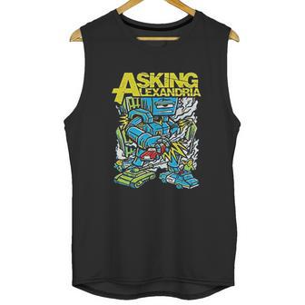 Asking Alexandria Robot Unisex Tank Top | Favorety