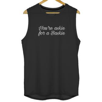 Asking For A Baskin Carole Tiger Unisex Tank Top | Favorety UK