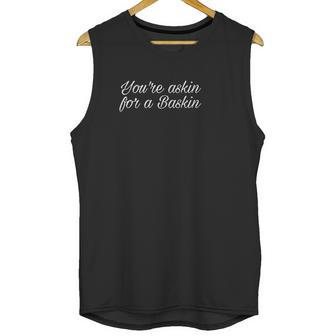 Asking For A Baskin Carole Tiger Unisex Tank Top | Favorety UK