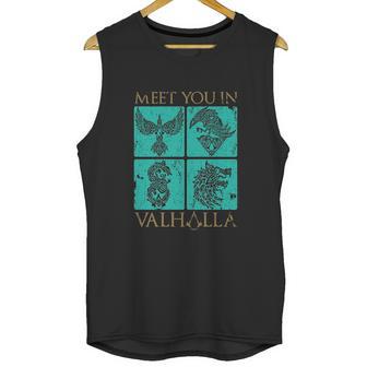 Assassins Creed Valhalla Meet You In Valhalla Box Up Unisex Tank Top | Favorety UK