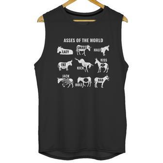 Asses The World Funny Unisex Tank Top | Favorety DE