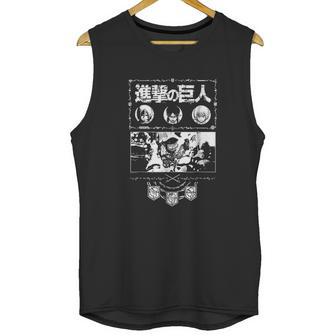 Attack On Titan Ornate Collage Unisex Tank Top | Favorety