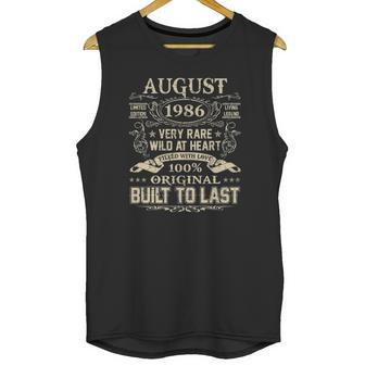 August 1986 35 Years Old 35Th Birthday Gifts Unisex Tank Top | Favorety UK