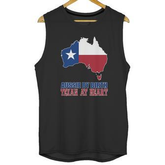 Aussie By Birth Texan At Heart Unisex Tank Top | Favorety CA