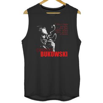 Author Charles Bukowski Tee 48 Unisex Tank Top | Favorety UK