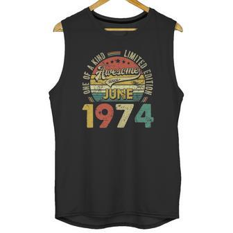 Awesome Since June 1974 47Th Bday Decorations 47 Years Old Unisex Tank Top | Favorety DE