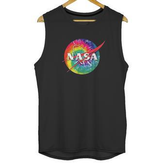 Awesome Tie Dye Nasa Logo Unisex Tank Top | Favorety UK