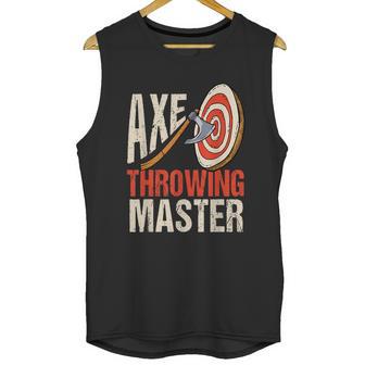 Axe Throwing Master Hatchet Thrower Target Unisex Tank Top | Favorety CA