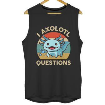 I Axolotl Questions Shirt Kids Blue Salamander Plush Axolotl Unisex Tank Top | Favorety DE