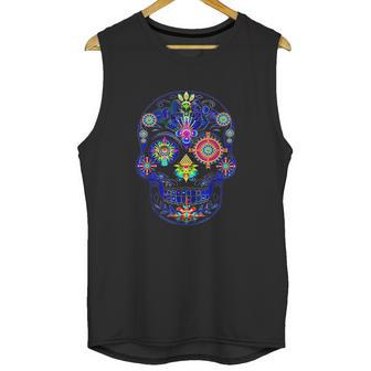 Ayahuasca Dmt Psychedelic Shrooms Psilocybin Lsd Trip Skull Unisex Tank Top | Favorety