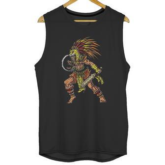 Aztec Jaguar Warrior Native Mexican Mythology Unisex Tank Top | Favorety AU