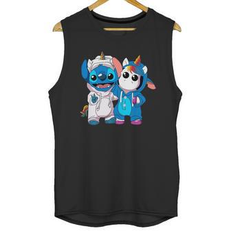 Baby Unicorn And Stitch Unisex Tank Top | Favorety AU