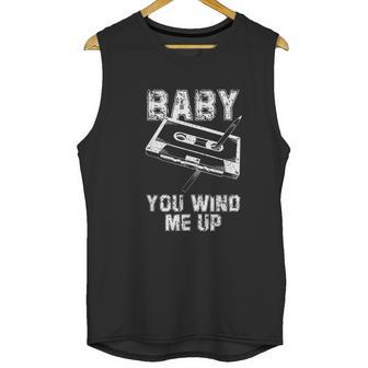 Baby You Wind Me Up Vintage Pen And Cassette Tape Vintage Unisex Tank Top | Favorety AU