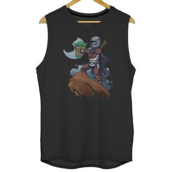 Baby Yoda Mandalorian Mandalion Kawaii King Shirt Unisex Tank Top | Favorety CA