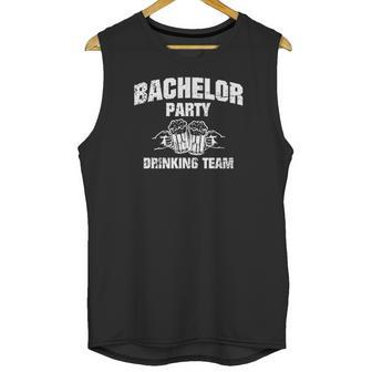 Bachelor Party Drinking Team Funny Stag Gift Unisex Tank Top | Favorety CA