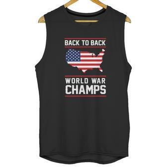 Back To Back World War Champs Usa Unisex Tank Top | Favorety UK