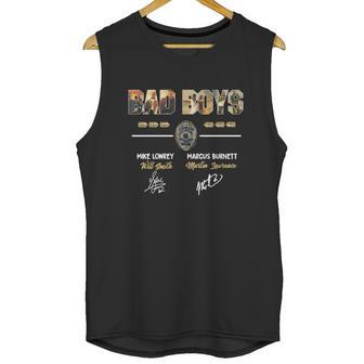 Bad Boys Movie Lovers Mike Lowrey Marcus Burnett Will Smith Martin Lawrence Signatures Unisex Tank Top | Favorety