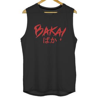 Baka Japanese Word Funny Idiot Anime Japan Letters Gift Unisex Tank Top | Favorety DE