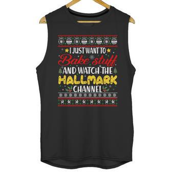 Bake Stuff And Watch The Hallmark Channel Unisex Tank Top | Favorety UK