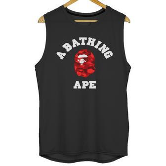 Bape Abc Red Camo Unisex Tank Top | Favorety UK