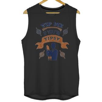 Bartender Tip Me If You Are Tipsy Retro Unisex Tank Top | Favorety CA