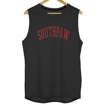 Baseball Southpaw Lefty Left Handed Unisex Tank Top | Favorety AU