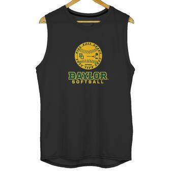 Baylor Bears Softball Rise Ball Ready Apparel Unisex Tank Top | Favorety