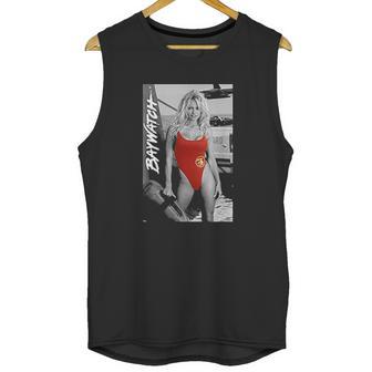 Baywatch Pamela Anderson Red Swim Suit Unisex Tank Top | Favorety DE