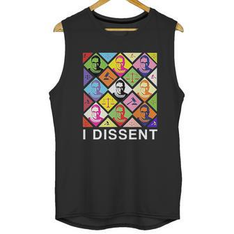 Beach Open Ruth Bader I Dissent Unisex Tank Top | Favorety