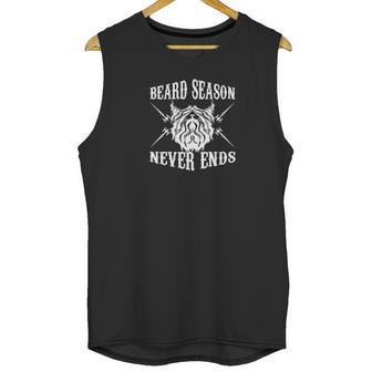 Beard Beard Season Never Ends Manly Facial Hair Unisex Tank Top | Favorety DE