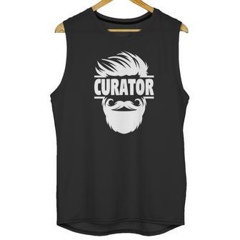 Bearded Curator Unisex Tank Top | Favorety AU